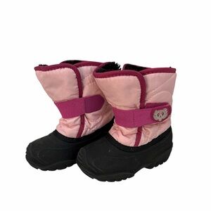 Kamik Snowbug3 Winter Boots Toddler Size 8 Pink Waterproof Insulated Snow Boots